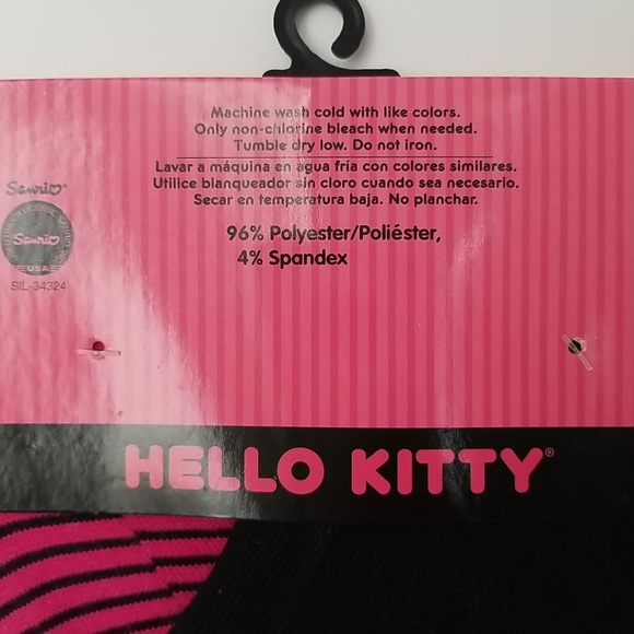 Lot of 4- Hello Kitty Women's Slipper Socks 2 Pair Packs. (Shoe Size 4-10) New - Picture 5 of 13